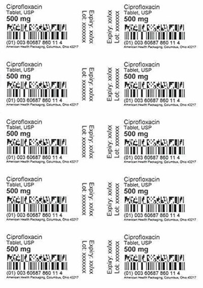 500 mg Ciprofloxacin Tablet Blister (500 mg Ciprofloxacin Tablet Blister)